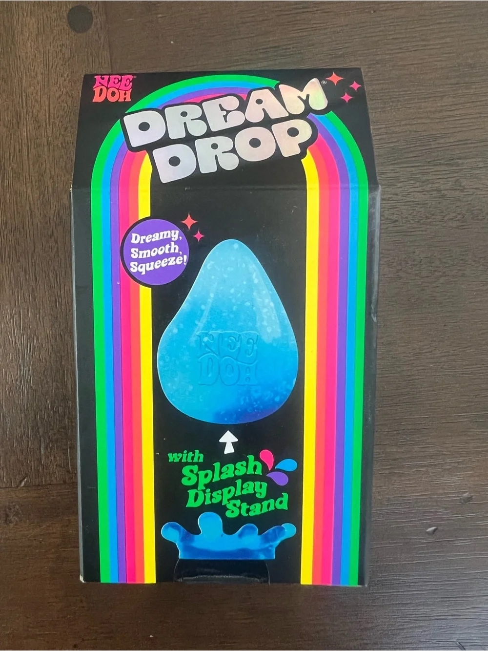 NeeDoh Dream Drop - PURPLE| Sparkle-Filled Tear Drop Sensory Squish - NIB!